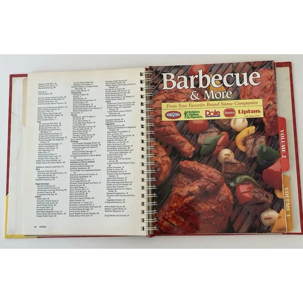 Treasury of Barbecue Recipes Favorite Brand Name Recipes 3 Books In One Cookbook